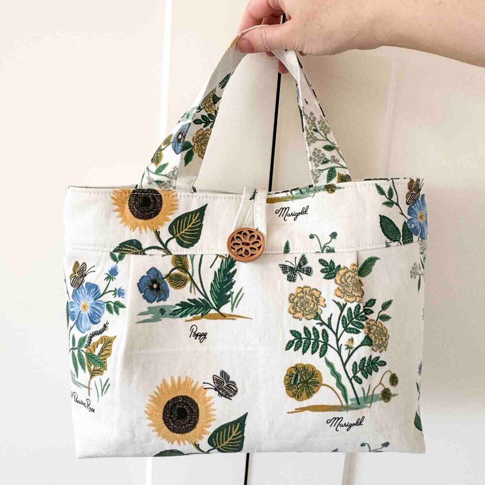 Handmade sunflower handbag spring purse